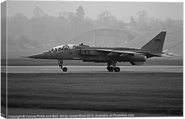 Sepecat Jaguar GR3 Canvas Print by James Ward