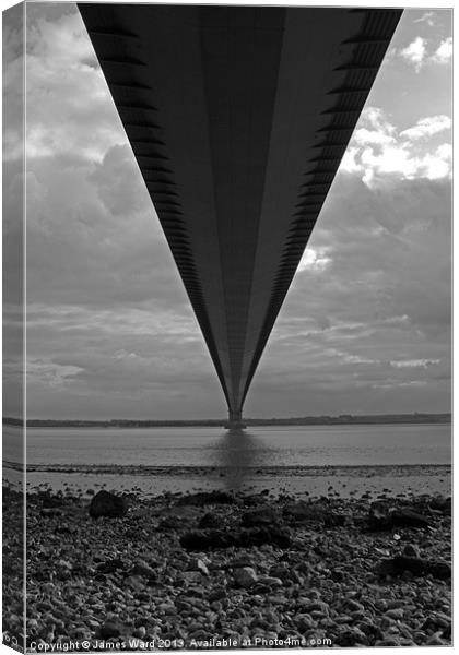 Under the Humber Canvas Print by James Ward
