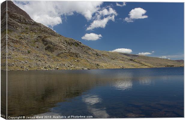 Llyn Ogwen Canvas Print by James Ward