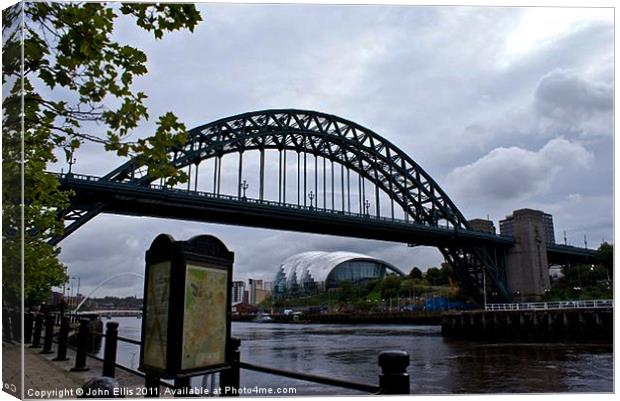 Quayside Walk Canvas Print by John Ellis