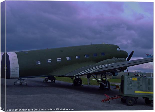 DC3 Dakota Canvas Print by John Ellis