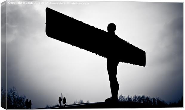 Angel of the North Canvas Print by John Ellis