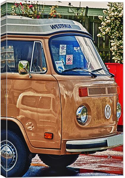 VW Camper Canvas Print by John Ellis