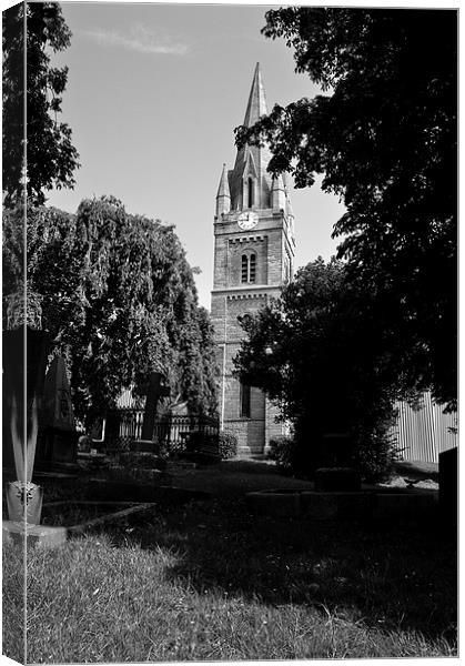 St James Church: Benwell Canvas Print by John Ellis