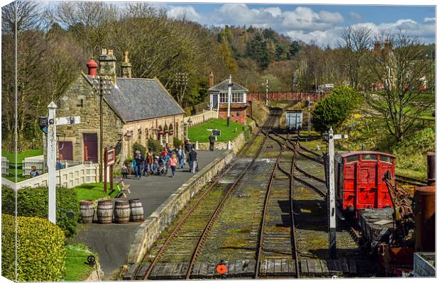 The Station Canvas Print by John Ellis