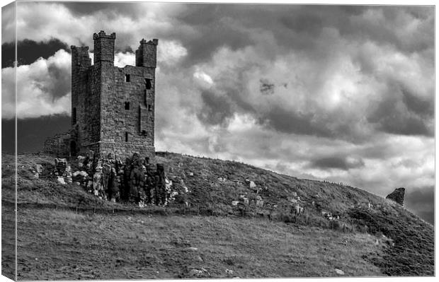  Dunstanburgh Castle Canvas Print by John Ellis