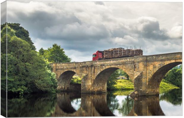 Logger Canvas Print by John Ellis