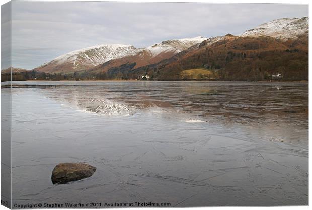 Across Grasmere Canvas Print by Stephen Wakefield