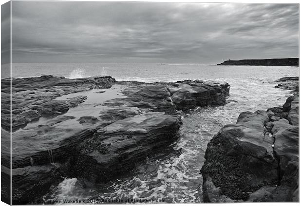 Towards Braidcarr point Canvas Print by Stephen Wakefield