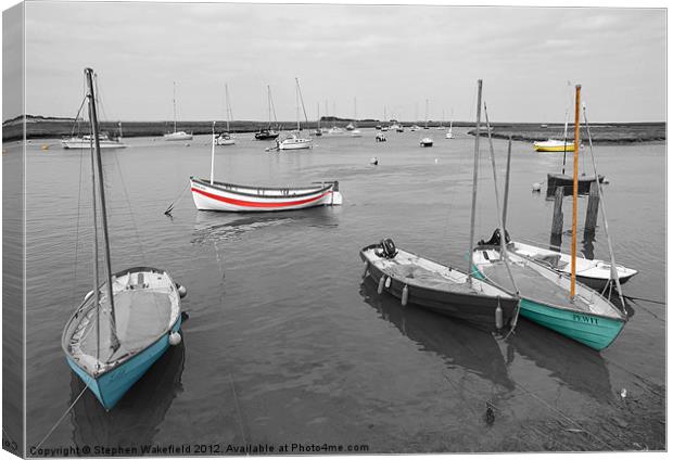 Wells Dingies Canvas Print by Stephen Wakefield