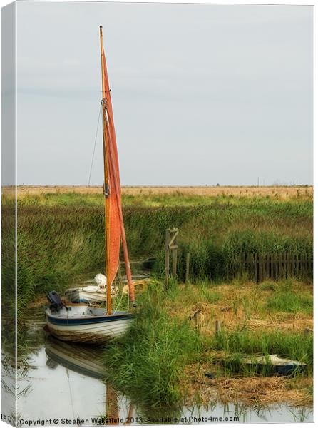 Backwater Canvas Print by Stephen Wakefield