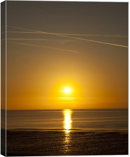 Tranquil Sunset Canvas Print by Aran Smithson