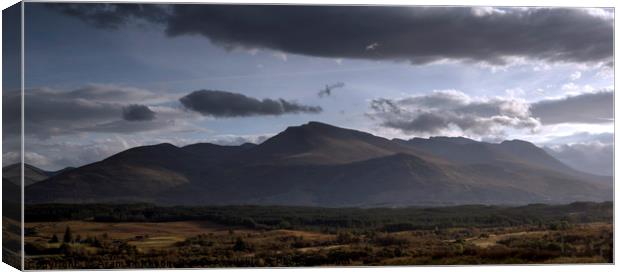 The Nevis Range Canvas Print by Aran Smithson