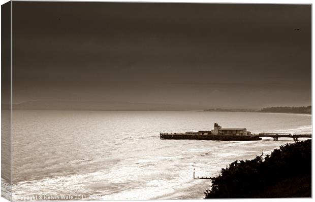 Bournemouth Pier Canvas Print by Kelvin Futcher 2D Photography