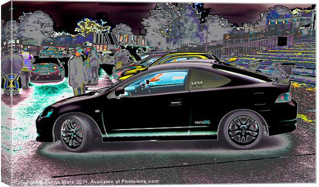 Honda Type R Canvas Print by Kelvin Futcher 2D Photography