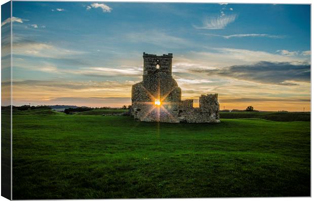Sunset though a window Canvas Print by Kelvin Futcher 2D Photography