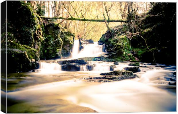 Fantasy Falls where dreams and wishes are made, Canvas Print by Kelvin Futcher 2D Photography