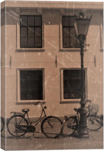 Vintage Bicycles Canvas Print by Kieran Brimson