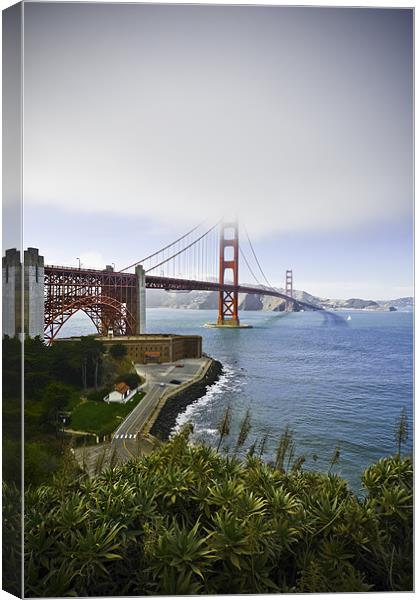 The Golden Gate Canvas Print by Kieran Brimson