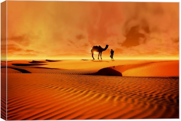 The Bedouin Canvas Print by Valerie Anne Kelly