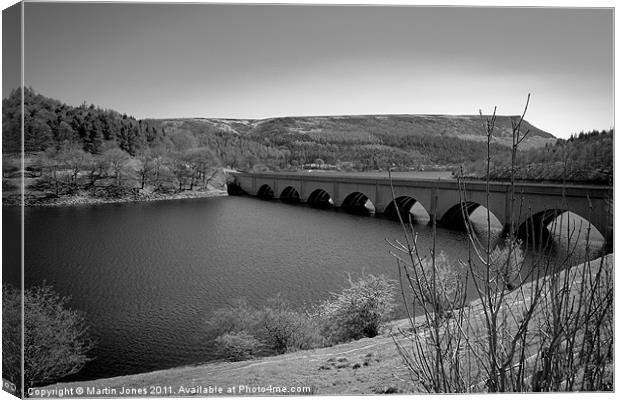 Ashopton Viaduct, Ladybower Reservoir Canvas Print by K7 Photography