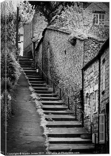 Steps in Pickering Canvas Print by K7 Photography