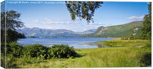 Derwent Water from Low Manesty Canvas Print by K7 Photography