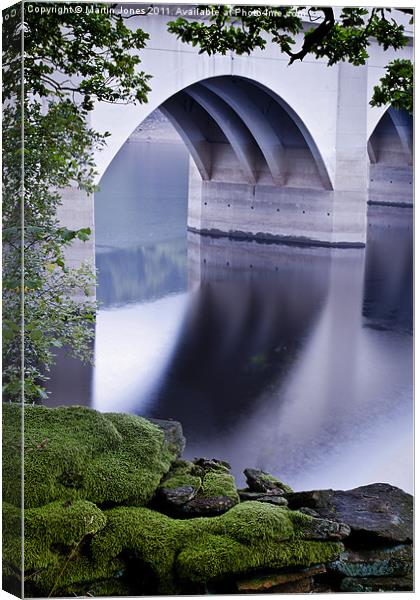 Ashopton Viaduct, Ladybower Reservoir Canvas Print by K7 Photography