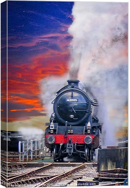 Steam and Smoke Canvas Print by K7 Photography