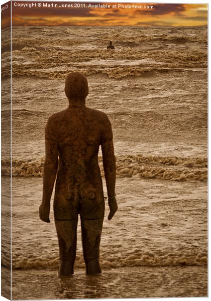Another Place by Anthony Gormley. Canvas Print by K7 Photography