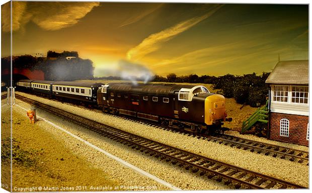 Stoke Summit Deltic Canvas Print by K7 Photography
