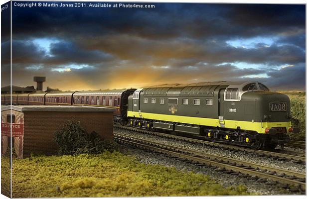 Ex Works Deltic on Test Canvas Print by K7 Photography