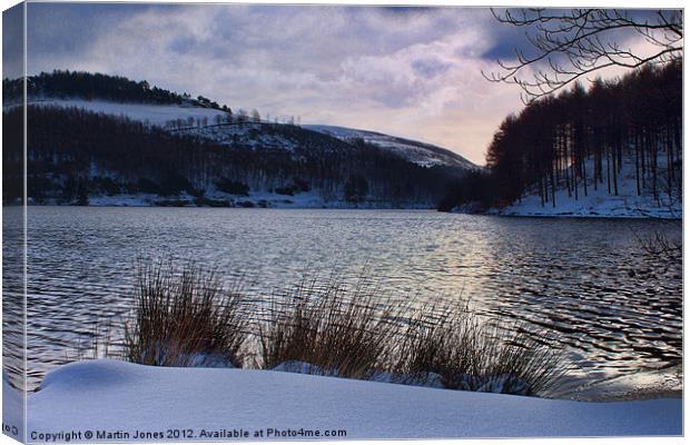 Ouzeldon Clough Winter Morning Canvas Print by K7 Photography