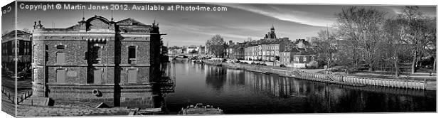 River Ouse and Central York Canvas Print by K7 Photography