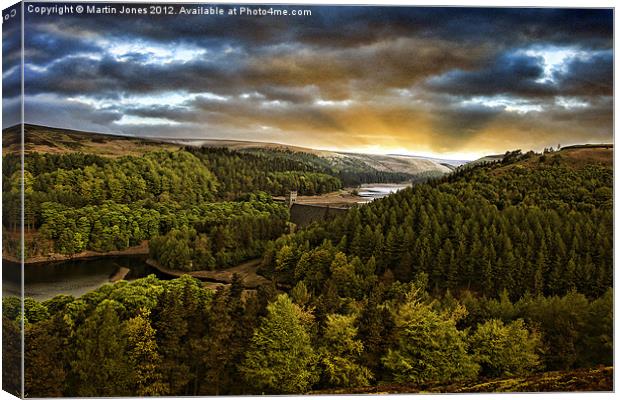 Sundown over Howden Canvas Print by K7 Photography