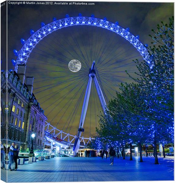 The London Eye Canvas Print by K7 Photography