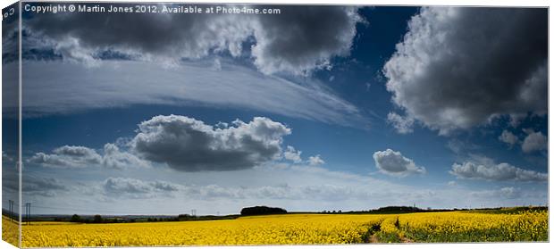 500 miles of Sky Canvas Print by K7 Photography