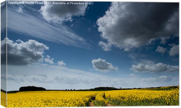 Cloudscape over South Yorkshire Canvas Print by K7 Photography