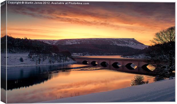 Sunrise over Ladybower Canvas Print by K7 Photography