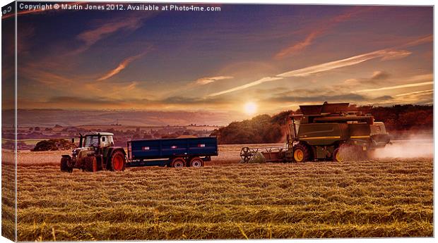 Harvest Gold Canvas Print by K7 Photography