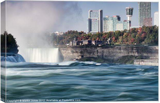The American Falls, Niagara, NY Canvas Print by K7 Photography