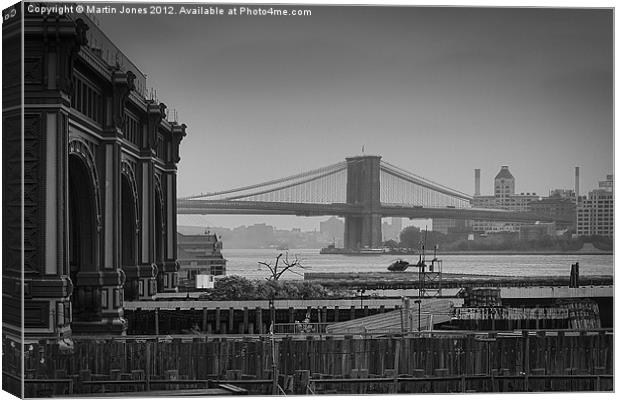 Brooklyn Bridge Canvas Print by K7 Photography