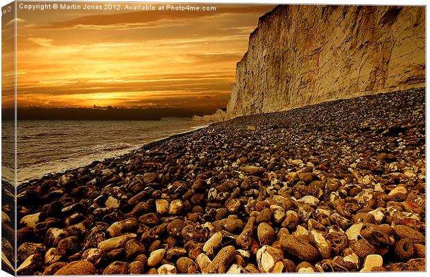 Birling Gap Canvas Print by K7 Photography