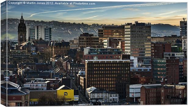 Sheffield Skyline Canvas Print by K7 Photography