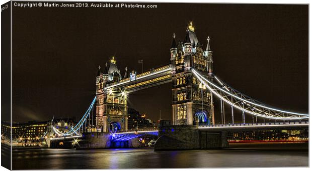 Tower Bridge Canvas Print by K7 Photography