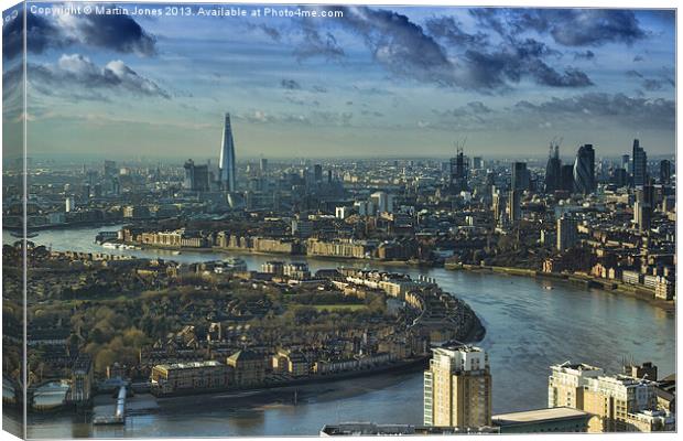 The Square Mile Canvas Print by K7 Photography