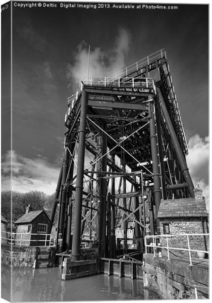 The Anderton Boat Lift Canvas Print by K7 Photography