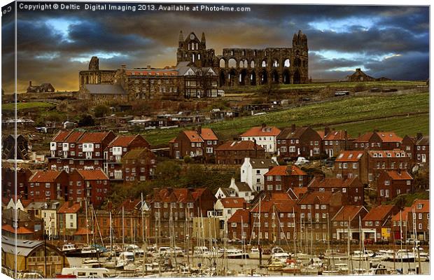Whitby Abbey Canvas Print by K7 Photography