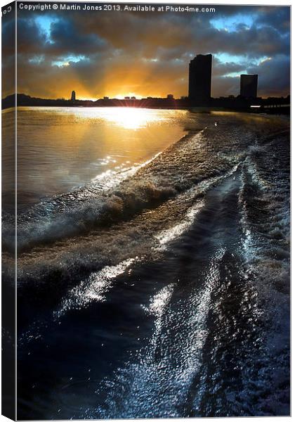 First Light on the Thames Canvas Print by K7 Photography