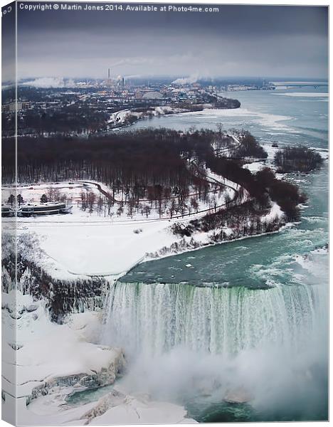 Awe inspiring View of Niagara Falls Canvas Print by K7 Photography